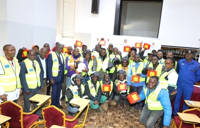 KMTC Continues to Build Capacity of Bodaboda Riders with Emergency Response Skills Across the Country