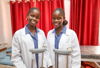 Twin sisters turn a childhood experience into a shared healthcare dream