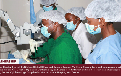 Relief for Kitui Residents as KMTC Organizes Complimentary Eye Check-up and Cataract Surgery Camp