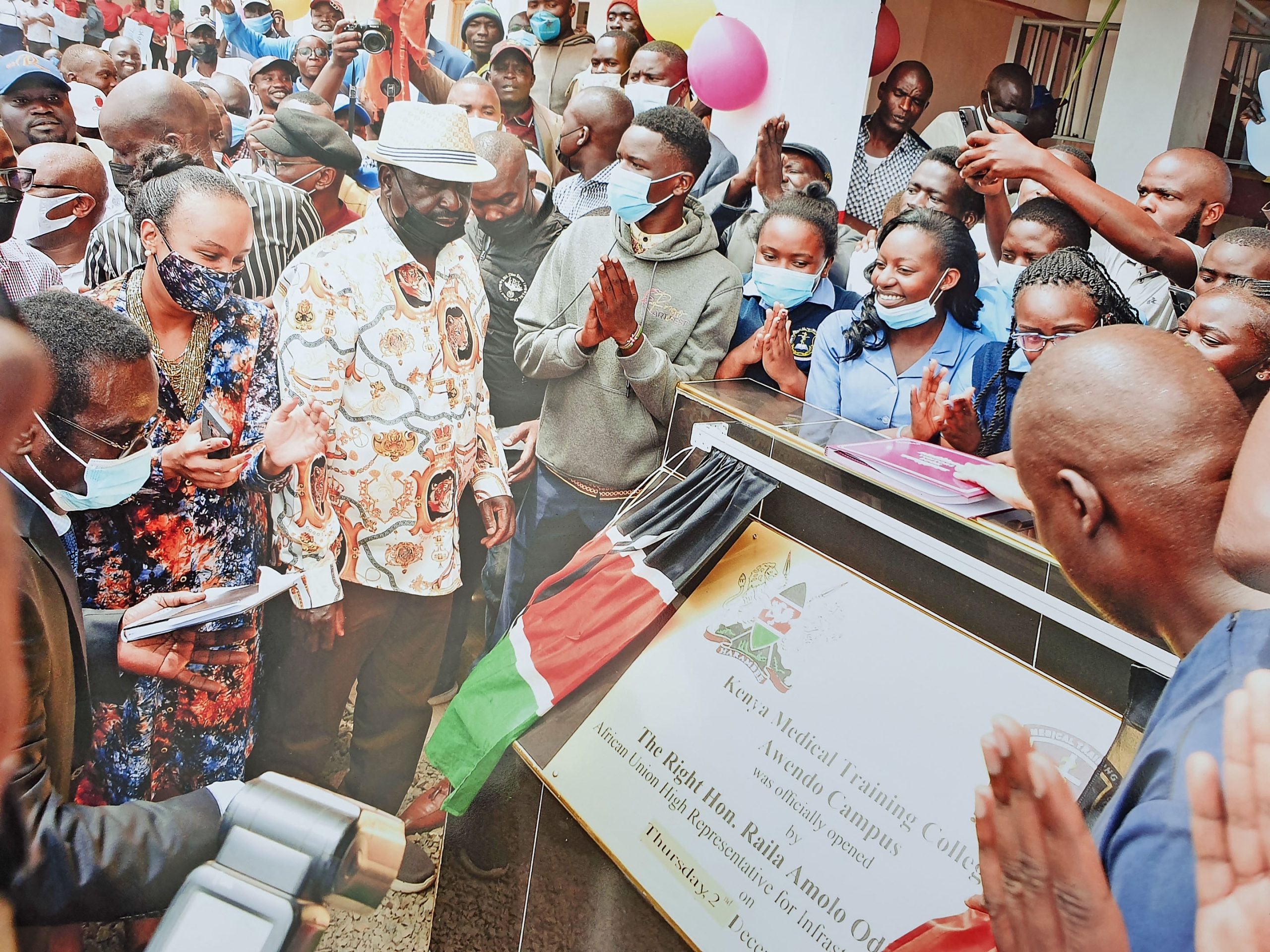 NG-CDF hands over facility for the proposed KMTC Awendo to the College