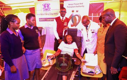 KMTC takes lead in Countrywide Blood Donation Drive