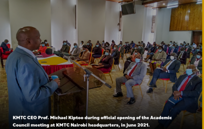 KMTC Holds Quarterly Academic Council Meeting