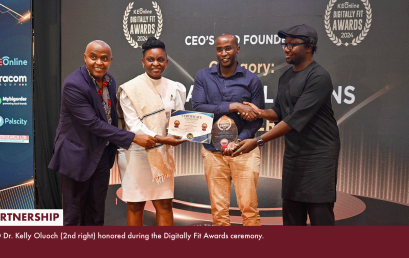 CEO Dr. Kelly Oluoch honored