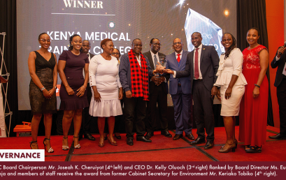 Kenya Medical Training College Triumphs at Champions of Governance Awards 2023