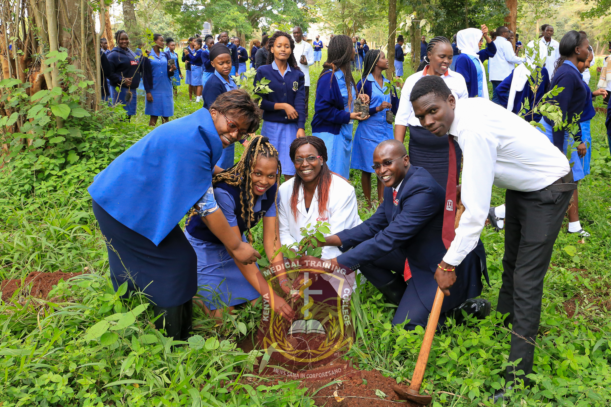 College and Equity Bank plants 5000 trees to mark World Healing Day