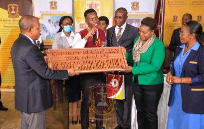 Health CS Lauds KMTC for Taking Training to another Level