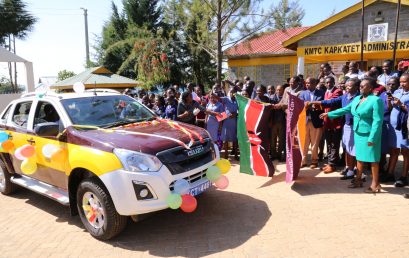 KMTC Board fulfills promise as Kapkatet Campus receives new vehicle