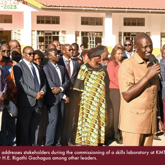 High hopes as President Ruto commissions skills laboratory at KMTC Maua