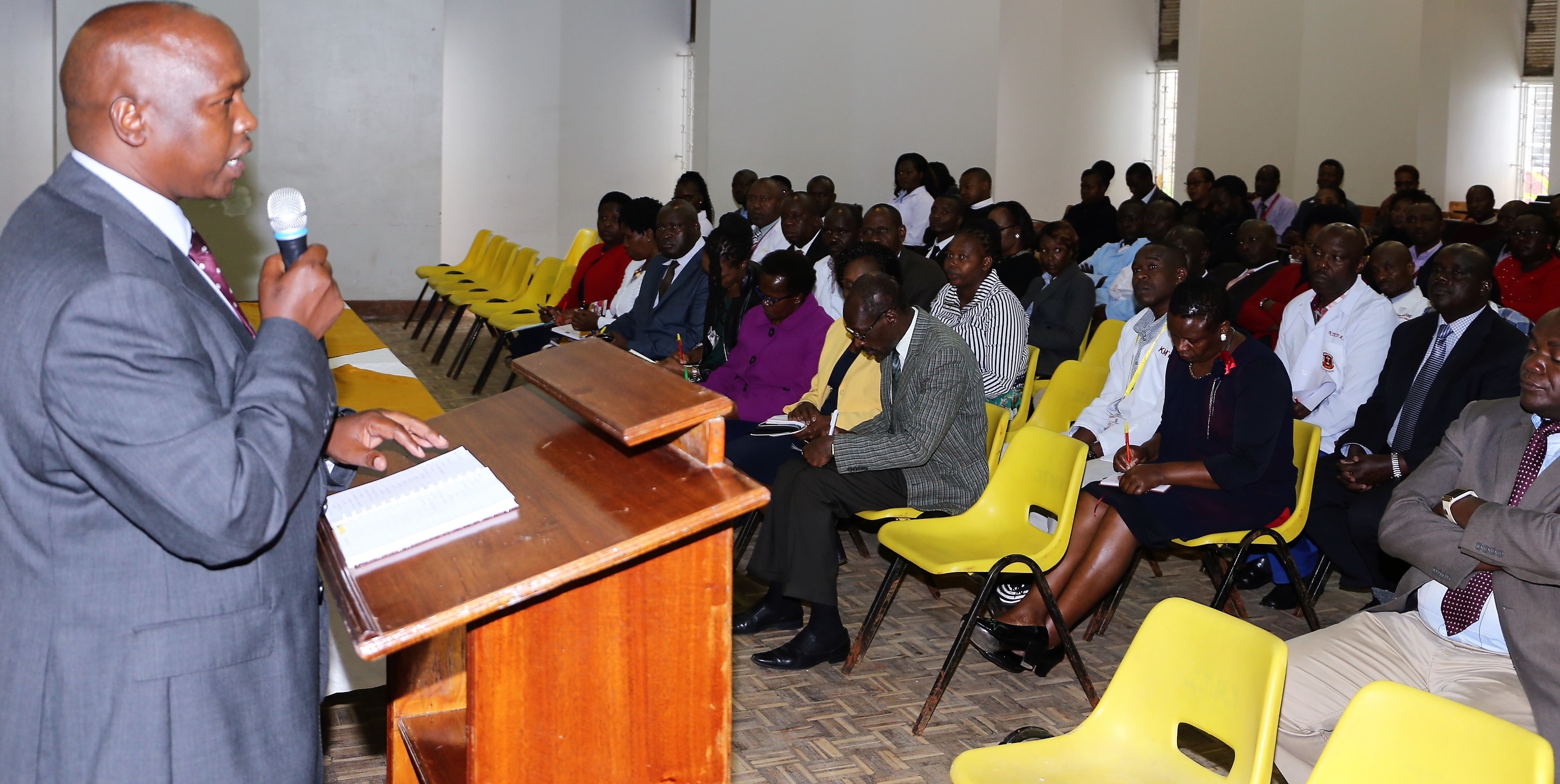 CEO addresses staff, calls for commitment in service delivery