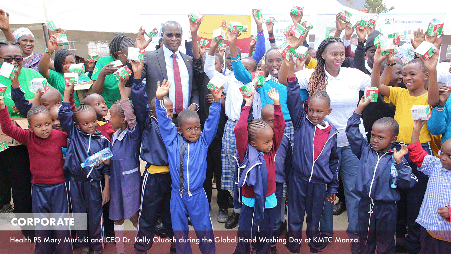 KMTC Hosts Global Handwashing Day 2024 Celebration, Launches “Epuka Uchafu, Afya Nyumbani” Initiative