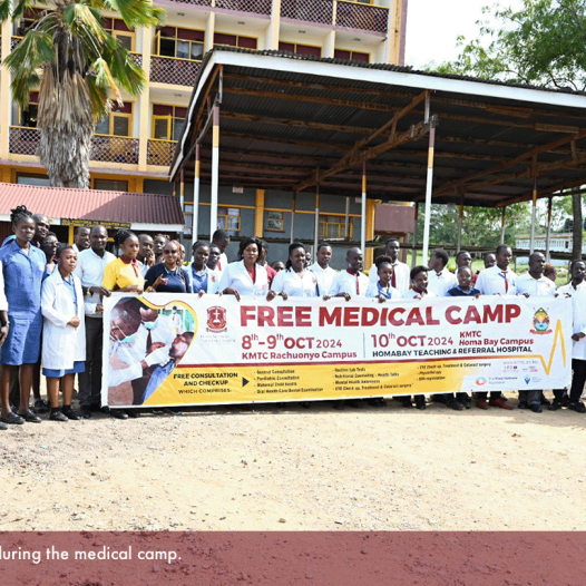 KMTC Hosts Transformative Medical Camp in Homa Bay