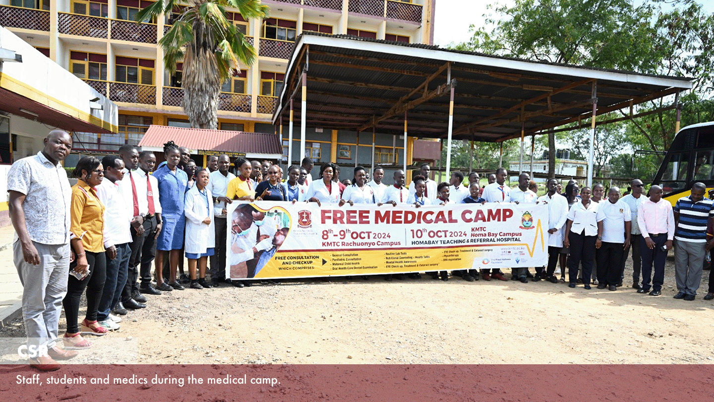 KMTC Hosts Transformative Medical Camp in Homa Bay