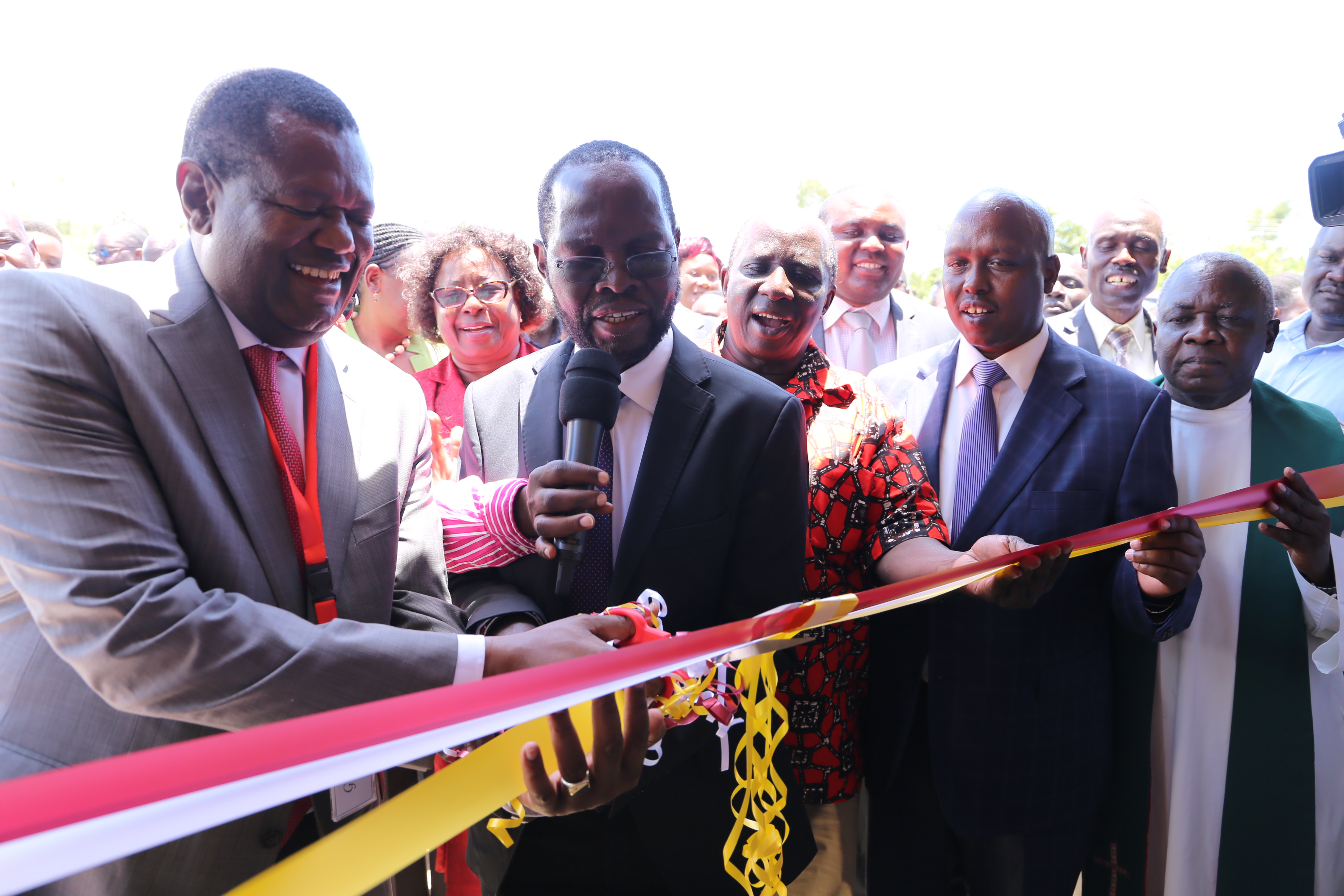 KMTC Kombewa receives bus as four new classrooms are officially opened