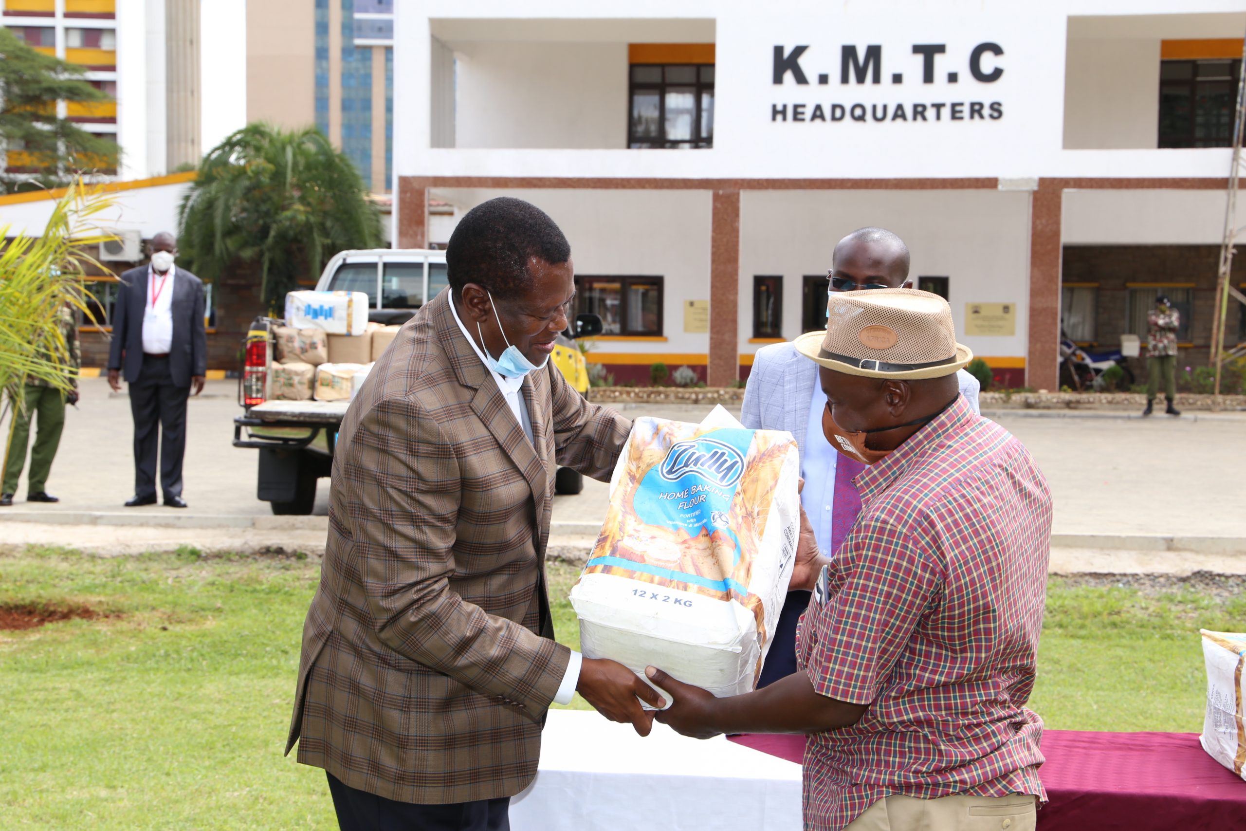 KMTC Nairobi Donates Food to Children Homes to alleviate effects of the COVID-19 pandemic