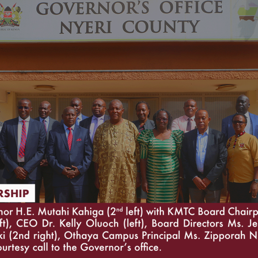 Jhpiego President visits KMTC, pledges support