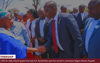 KMTC CEO Joins First Lady during Commissioning of Segera Mission Hospital