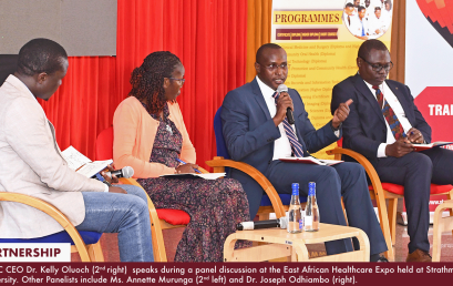 KMTC CEO Champions Education and Linkages for Better Health at the East African Healthcare Expo