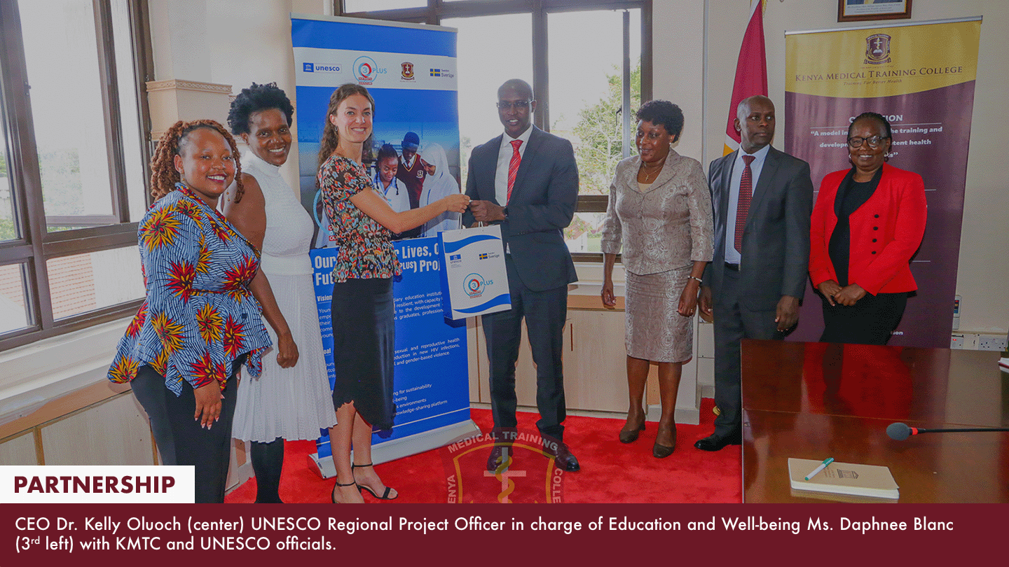 KMTC Partners with UNESCO to Promote Health and wellbeing project for KMTC Students