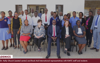 KMTC hosts a delegation from Book Aid International; Seeks to deepen partnership