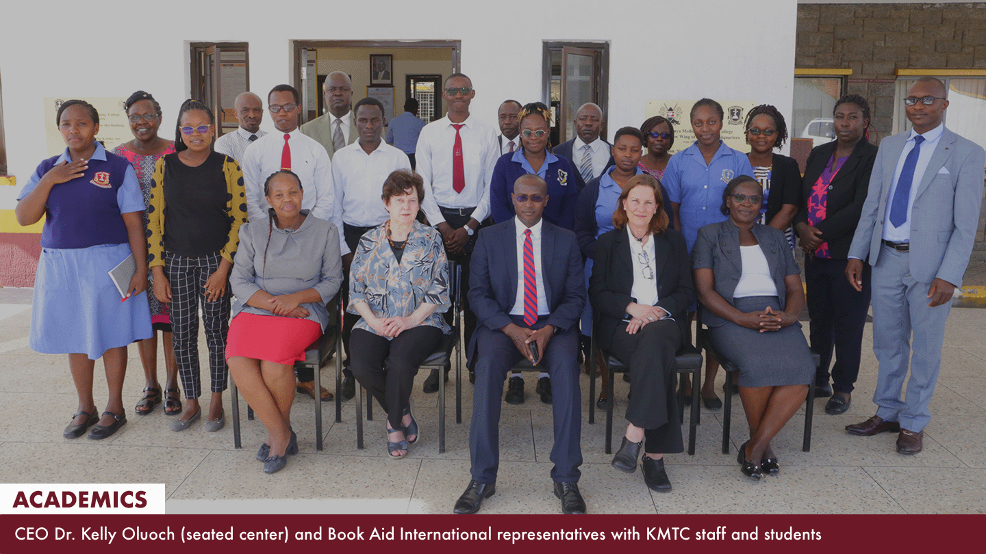 KMTC hosts a delegation from Book Aid International; Seeks to deepen partnership