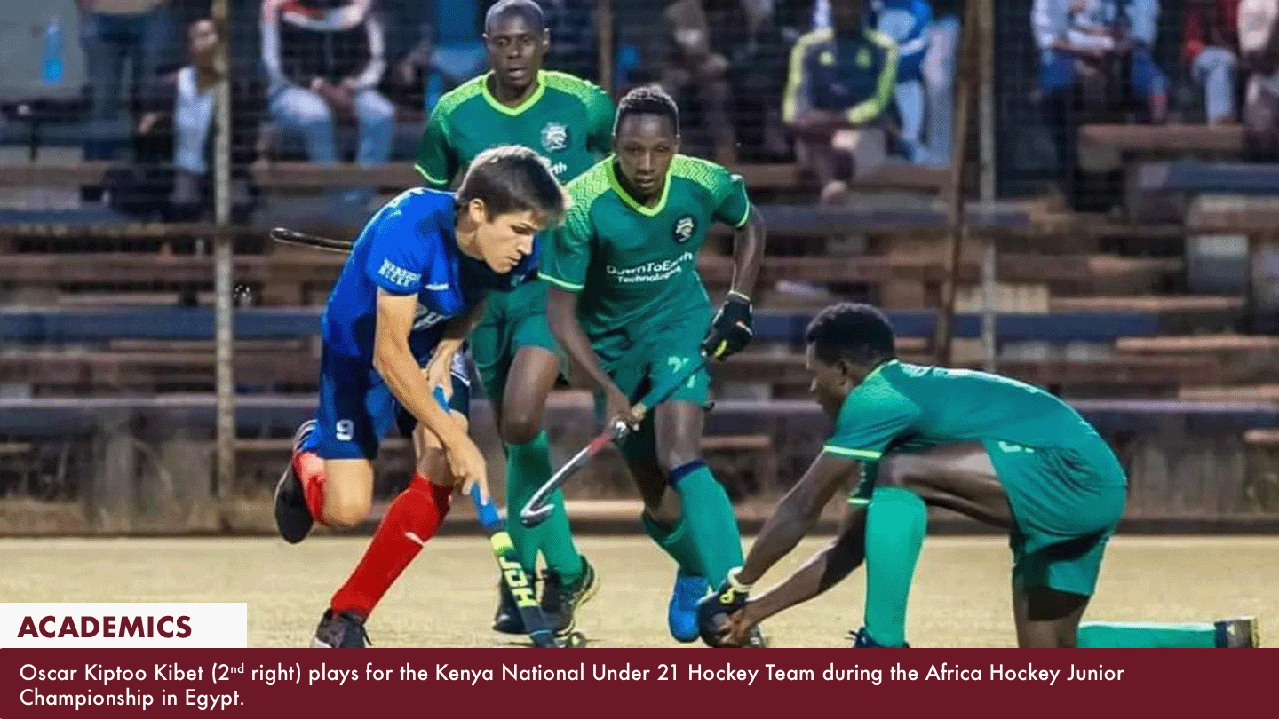 KMTC student makes debut for Africa Hockey Junior Championship in Egypt