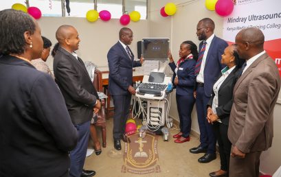 A big boost for learning as KMTC receives Kshs 5 million modern Ultrasound Machine